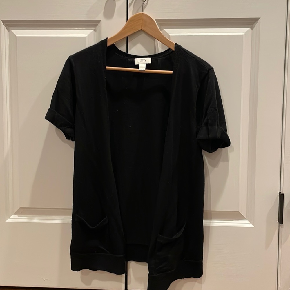 Loft short sleeve cardigan